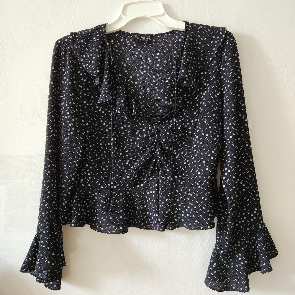 Top Shop Crepe flowy Top